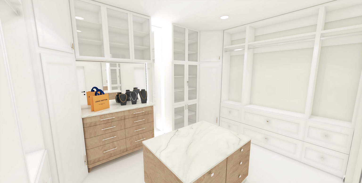 Briar Forest Drive — Primary closet design